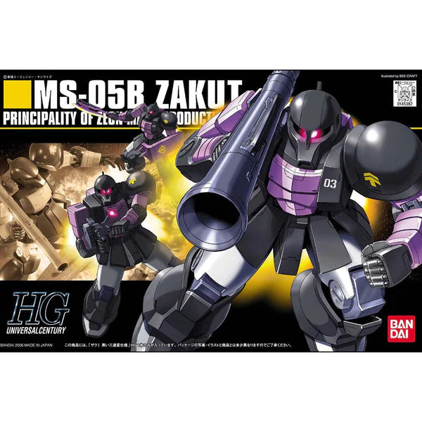 #68 Zaku I (Black Tri Stars) "Mobile Suit Gundam" HGUC