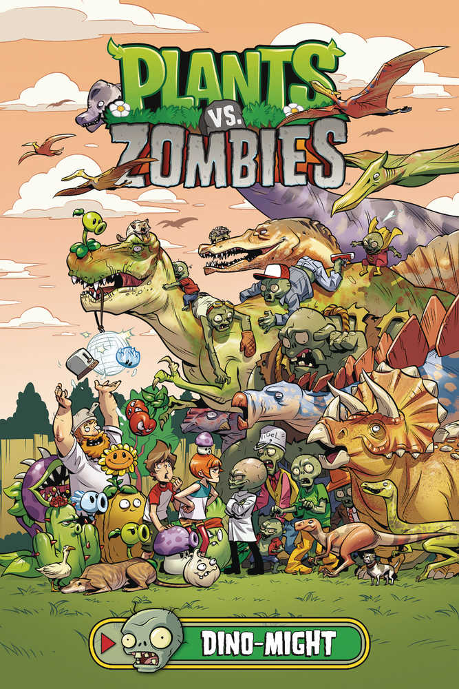 Plants vs Zombies Hardcover Dino-Might