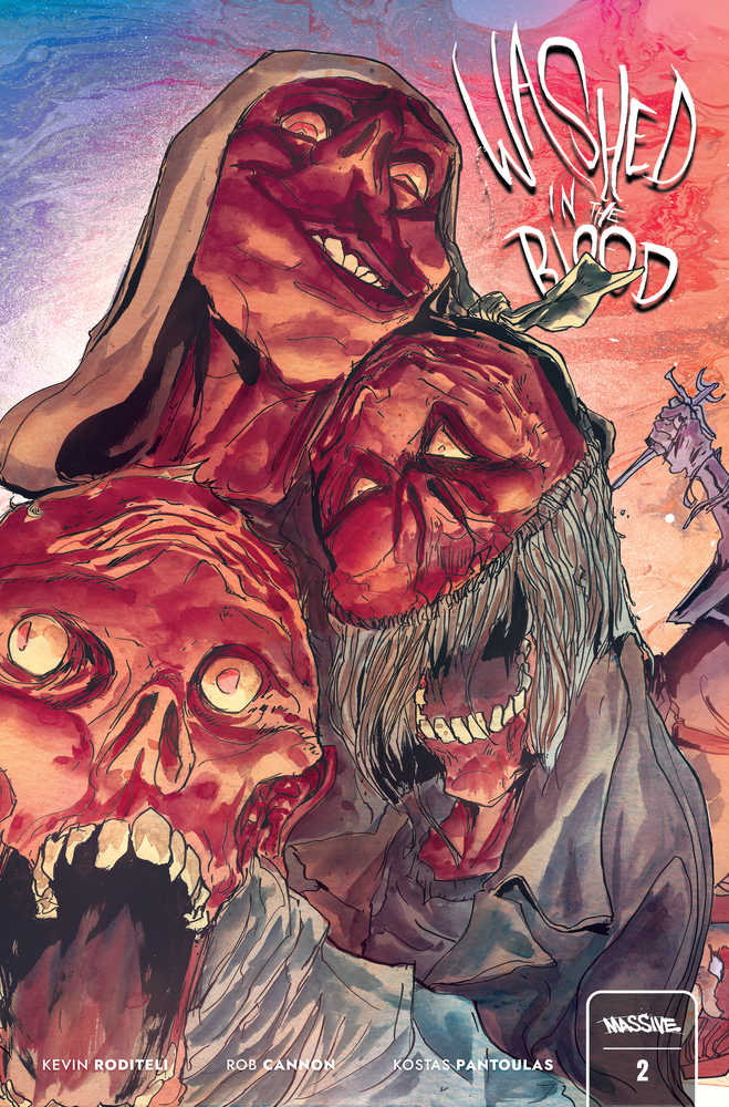 Washed In The Blood #2 (Of 3) Cover B Cannon Connecting (Mature)