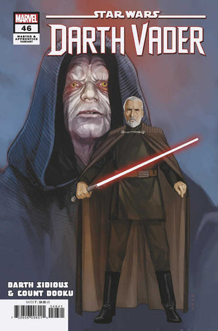 Star Wars: Darth Vader #46 Phil Noto Darth Sidious & Count Dooku Master & Appren Tice Variant