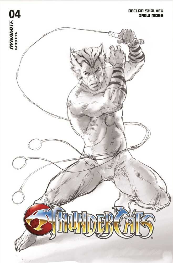 Thundercats #4 Cover Y 10 Copy Foc Variant Edition Parrillo Line Art