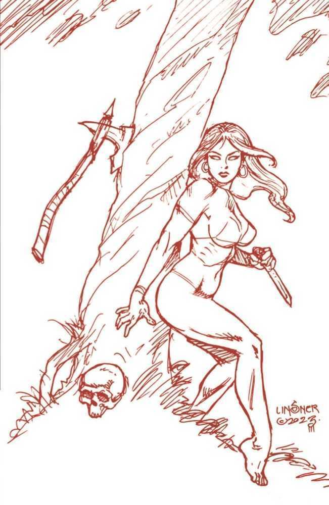 Fire And Ice #3 Cover K 10 Copy Foc Variant Edition Linsner Fiery Red Lin