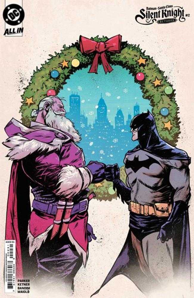 Batman Santa Claus Silent Knight Returns #2 (Of 5) Cover C 1 in 25 Sanford Greene Card Stock Variant