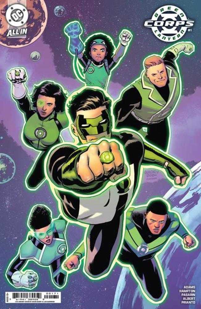 Green Lantern Corps #1 Cover G 1 in 25 Gavin Guidry Card Stock Variant