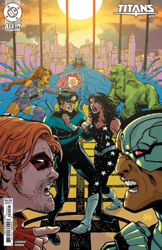 Titans #20 Cover B Cully Hamner Card Stock Variant