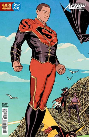 Action Comics #1086 Cover D Cliff Chiang Aapi Heritage Month Connecting Card Stock Variant