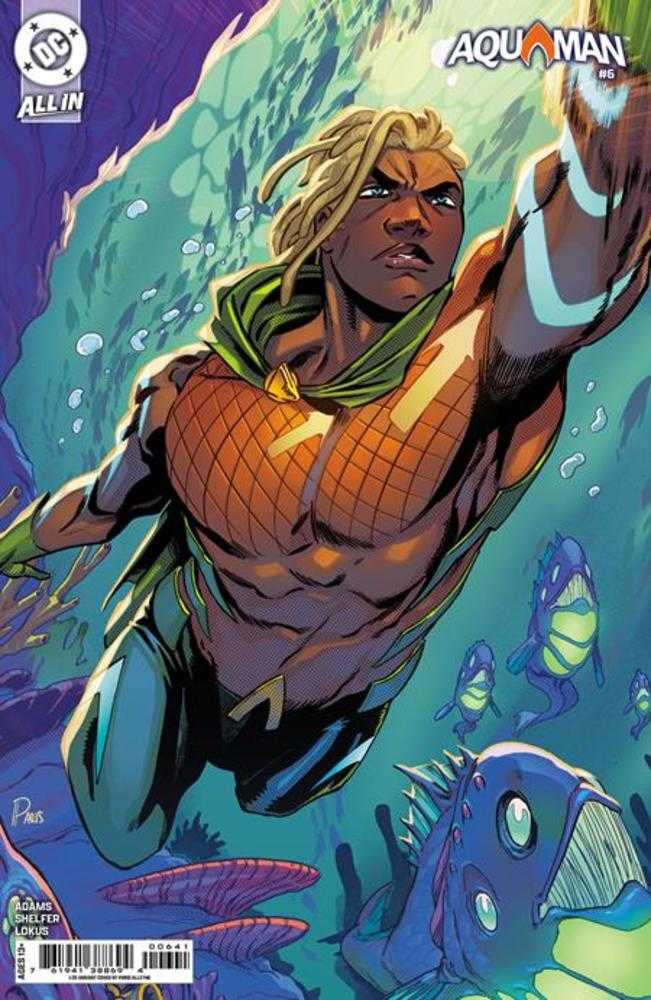 Aquaman #6 Cover E 1 in 25 Paris Alleyne Card Stock Variant