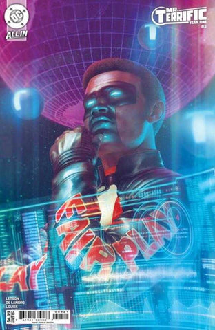 Mr Terrific Year One #3 (Of 6) Cover B Rahzzah Card Stock Variant