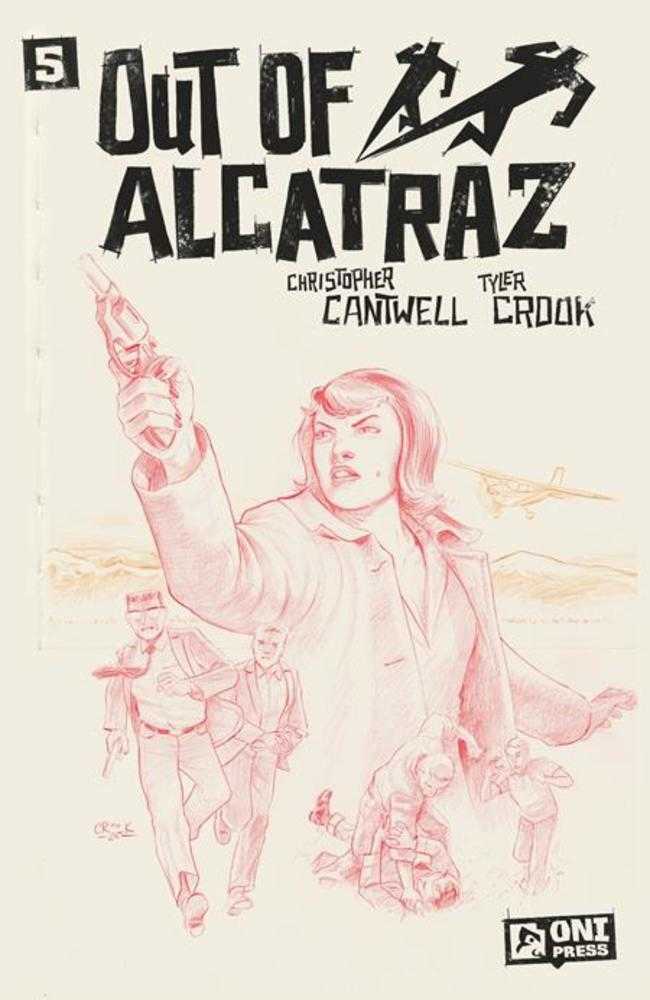 Out Of Alcatraz #5 (Of 5) Cover C 1 in 10 Tyler Crook Sketchbook Variant