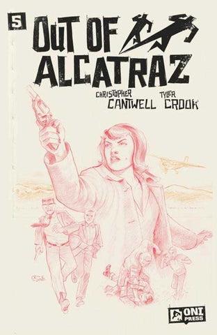Out Of Alcatraz #5 (Of 5) Cover C 1 in 10 Tyler Crook Sketchbook Variant