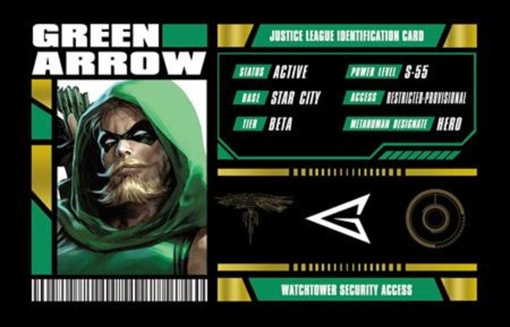 Green Arrow Justice League Membership Card