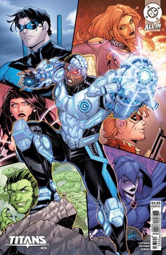 Titans #26 Cover C Travis Mercer Card Stock Variant