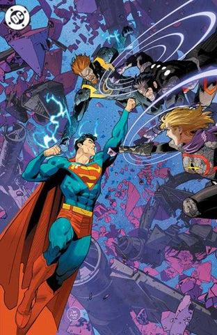 Superman #28 Cover F Dan Mora Spot Foil Variant