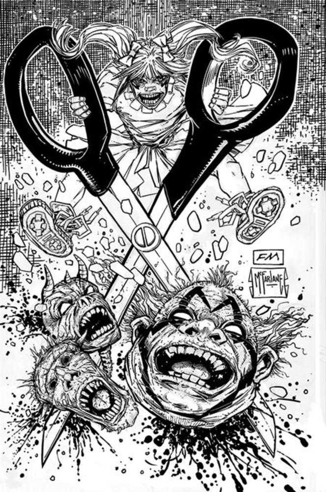 Spawn The Curse Of Sherlee Johnson #3 Cover D 1 in 25 Frank Miller & Todd McFarlane Black & White Variant