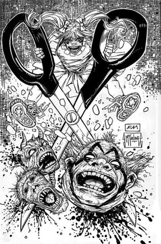 Spawn The Curse Of Sherlee Johnson #3 Cover D 1 in 25 Frank Miller & Todd McFarlane Black & White Variant