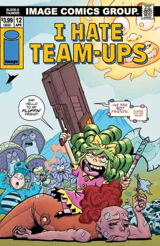 Blood & Thunder #12 Cover E Ej Su I Hate Fairyland Team Up Variant (Mature)