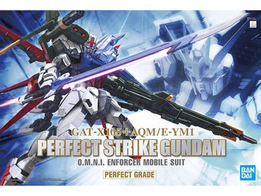 GAT-X105+AQM/E-YM1 Perfect Strike Gundam "Gundam SEED" PG 1/60 Model Kit