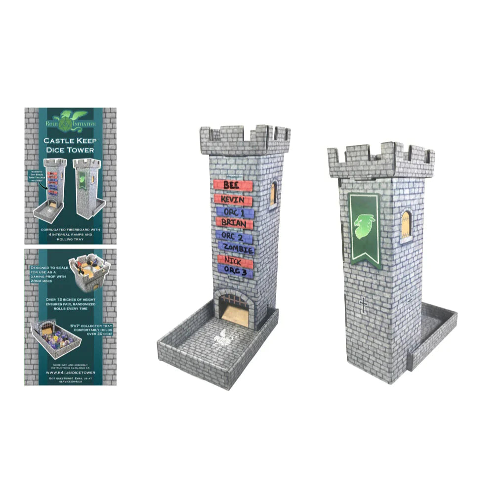 Castle Keep Dice Tower with Turn Tracker