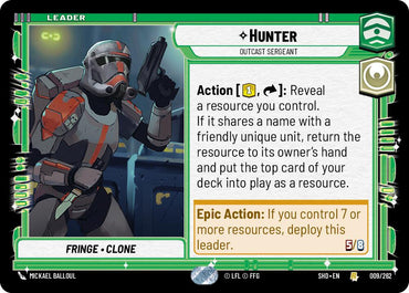 Hunter - Outcast Sergeant (009/262) (009/262) [Shadows of the Galaxy]