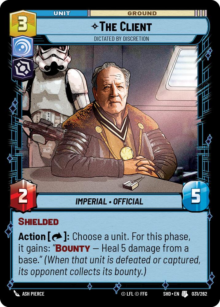 The Client - Dictated by Discretion (031/262) (031/262) [Shadows of the Galaxy]