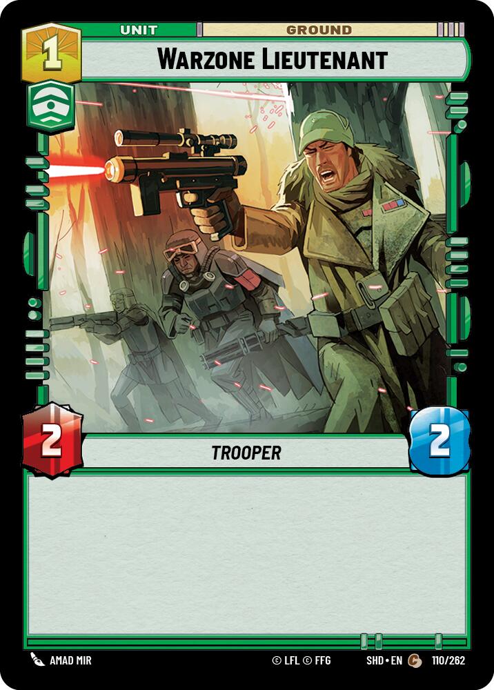 Warzone Lieutenant (110/262) (110/262) [Shadows of the Galaxy]