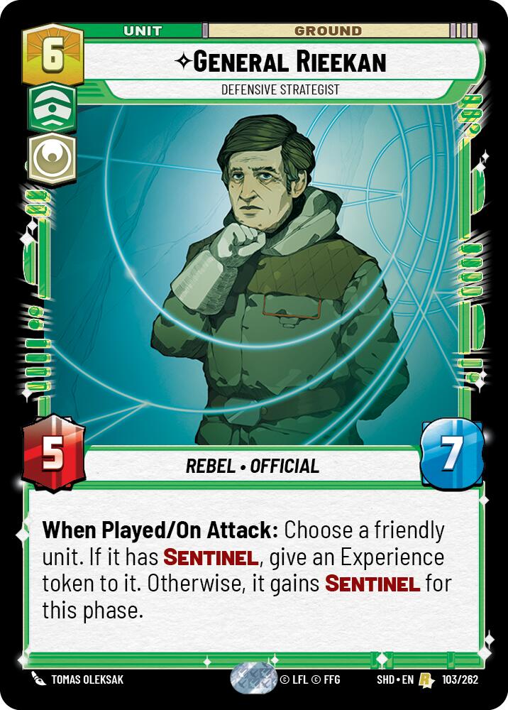 General Rieekan - Defensive Strategist (103/262) (103/262) [Shadows of the Galaxy]