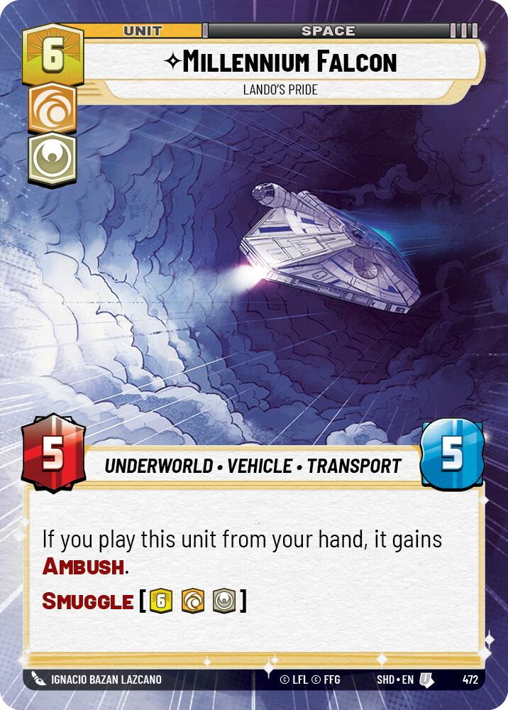 Millennium Falcon - Lando's Pride (472) (Hyperspace) (472) [Shadows of the Galaxy]
