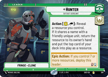 Hunter - Outcast Sergeant (288) (Hyperspace) (288) [Shadows of the Galaxy]