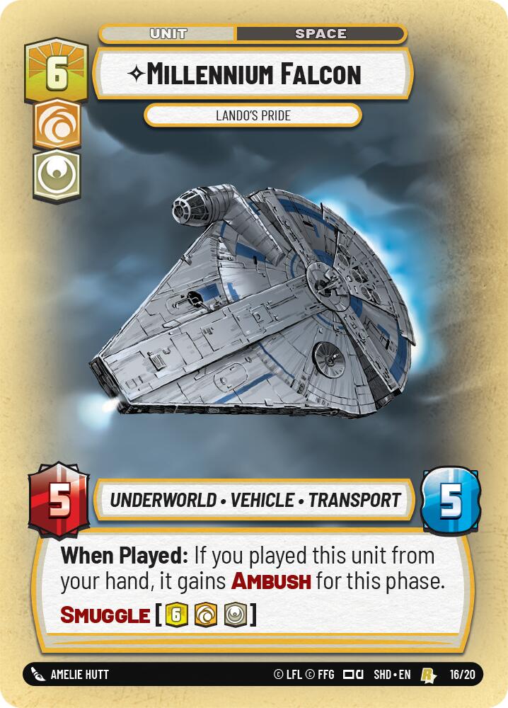 Millennium Falcon - Lando's Pride (16/20) (16/20) [Shadows of the Galaxy: Weekly Play]