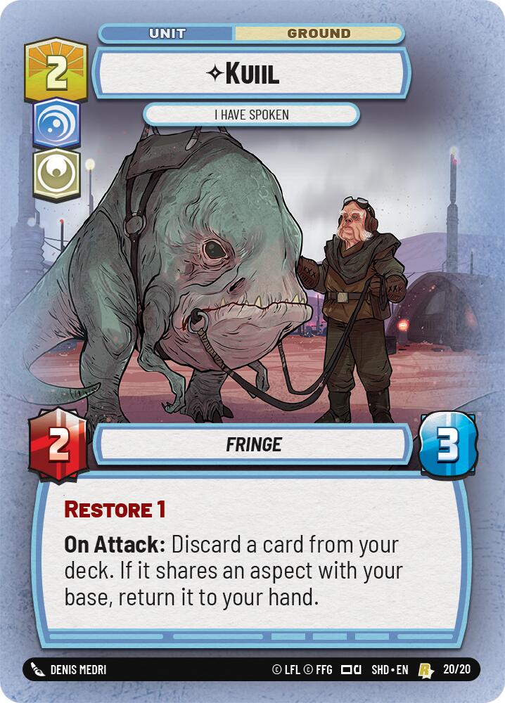 Kuiil - I Have Spoken (20/20) (20/20) [Shadows of the Galaxy: Weekly Play]