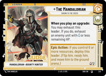 The Mandalorian - Sworn To The Creed (2/2) (Judge Promo) (2/2) [Shadows of the Galaxy Promos]