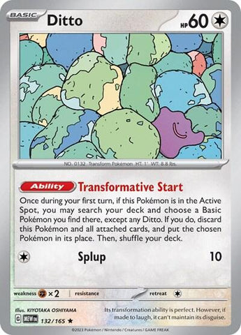 Ditto (132/165) (Non-Holo) [Scarlet & Violet 151]