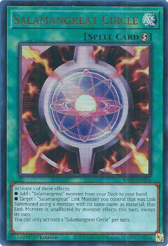 Salamangreat Circle (UR) [RA03-EN066] Ultra Rare