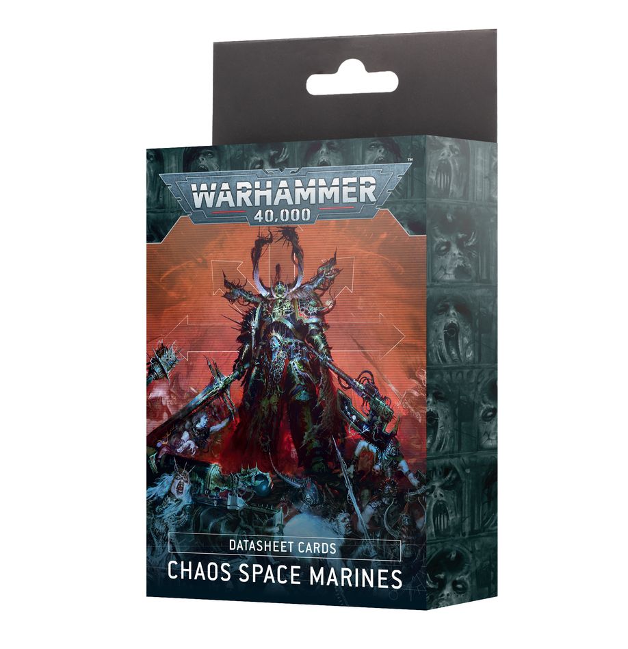 WH40K: Chaos Space Marines - Datasheet Cards
