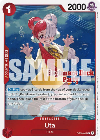 Uta (ST-23 - ST-28 Beginners Deck Party) [Participation] [One Piece Promotion Cards]