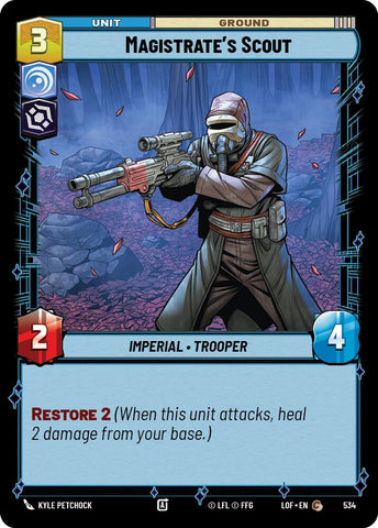 Magistrate's Scout (534) (Foil) (534) [Legends of the Force]