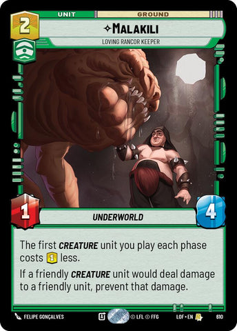 Malakili - Loving Rancor Keeper (610) (Foil) (610) [Legends of the Force]