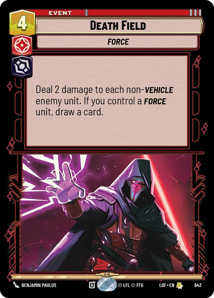 Death Field (643) (Foil) (643) [Legends of the Force]