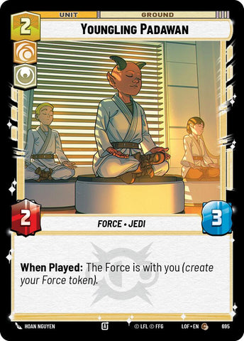 Youngling Padawan (695) (Foil) (695) [Legends of the Force]