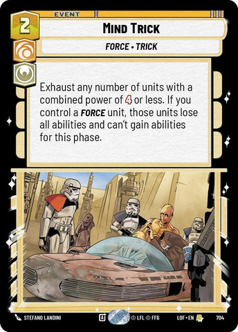Mind Trick (704) (Foil) (704) [Legends of the Force]