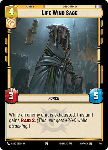 Life Wind Sage (714) (Foil) (714) [Legends of the Force]