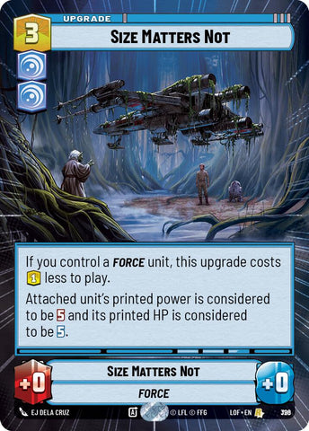 Size Matters Not (796) (Hyperspace Foil) (796) [Legends of the Force]