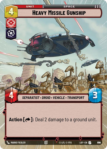 Heavy Missile Gunship (874) (Hyperspace Foil) (874) [Legends of the Force]