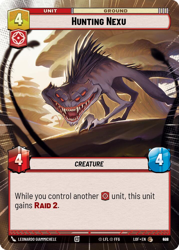 Hunting Nexu (902) (Hyperspace Foil) (902) [Legends of the Force]