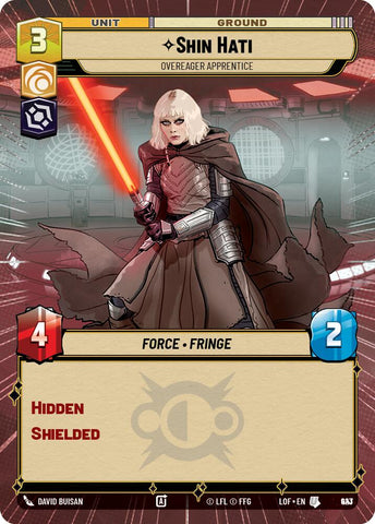 Shin Hati - Overeager Apprentice (923) (Hyperspace Foil) (923) [Legends of the Force]