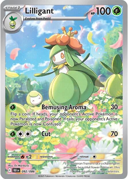 Lilligant (092/086) [Scarlet & Violet: Black Bolt]