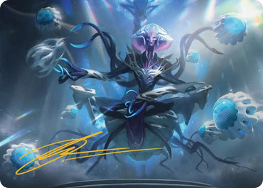 Mm'menon, the Right Hand Art Card (Gold-Stamped Signature) [Edge of Eternities Art Series]