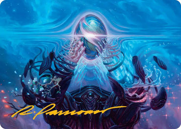 The Endstone Art Card (Gold-Stamped Signature) [Edge of Eternities Art Series]