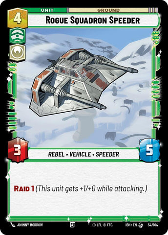 Rogue Squadron Speeder (34/104) (34/104) [Intro Battle: Hoth]