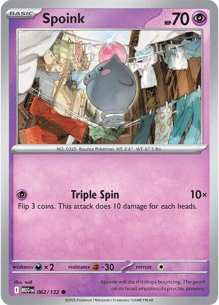 Spoink (062/132) [Mega Evolutions: Base Set]